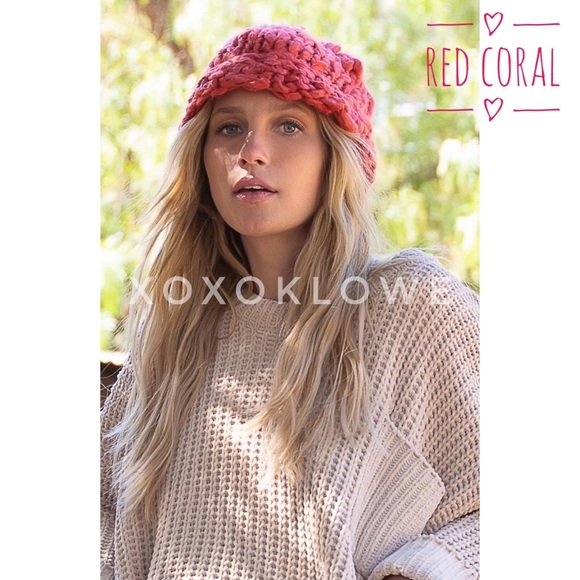 POL Knit Hat Cap 2 Colors - Picture 2 of 16